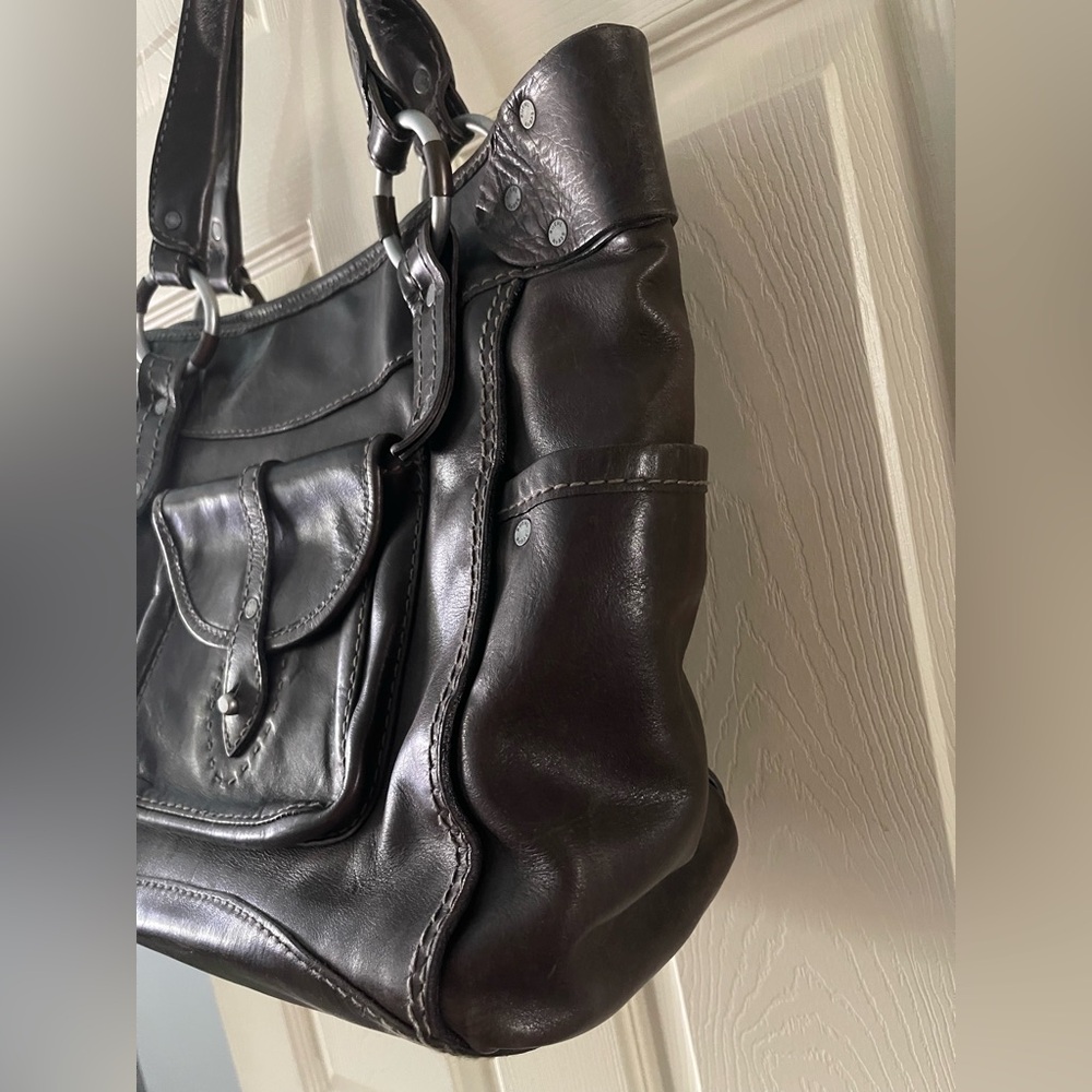 RUEHL No. 925 Brown Leather Purse - Picture 5 of 9